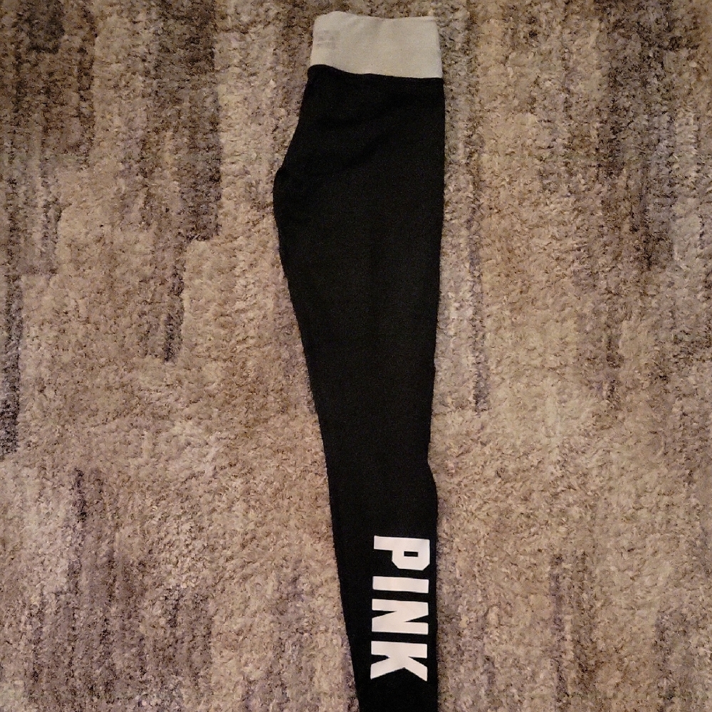 PINK Victoria's Secret Black Leggings